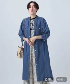 デニムシャツワンピース　Leeコラボ