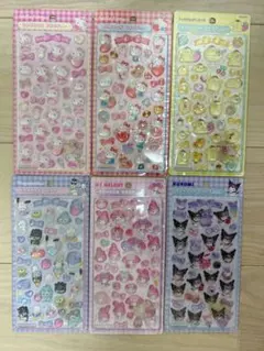 【正規品】サンリオ ボンボンドロップ シール 6枚セット 第二弾