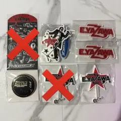 新品！ 矢沢永吉　ステッカー　缶バッジ　キーホルダー　マグネット　等　まとめ売りのサムネイル