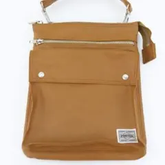 【美品】PORTER ショルダーバッグ FREE STYLE キャメル