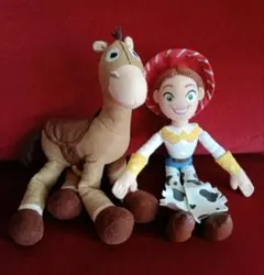 トイ・ストーリー ジェシー ブルズアイ ぬいぐるみバッジ 2体セット ぬいバ