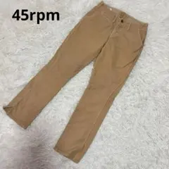 45rpm ベージュ コットンパンツ 日本製 ストレートのサムネイル