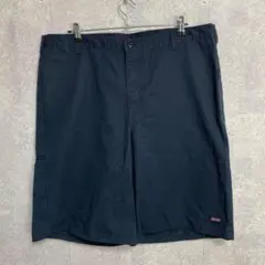 ディッキーズ　ネイビーハーフパンツ　ショーツ　チノパン　オーバーサイズW44