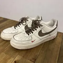 Nike Air Force 1 ホワイト/ブラウン