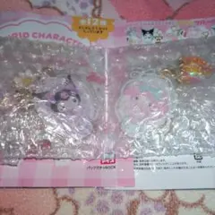 【新品】サンリオ きらきらフルーツチャーム 大粒いちご マイメロ クロミ