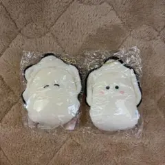 つぶらな瞳の和食屋　むぎゅぬい　なまがき　キーホルダー　2個セット　にこっ　ぽっのサムネイル