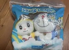 新品未使用■ドラえもん＆ドラミちゃん ぬいぐるみDENPO(電報) NTT