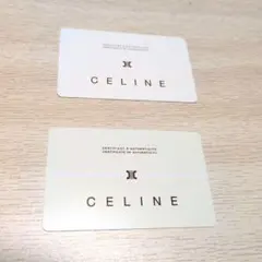 CELINE　カード2枚のサムネイル