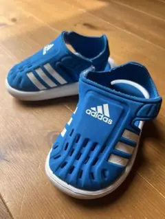 adidas キッズ サンダル ブルー　13