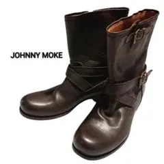 JOHNNY MOKE ダークブラウン エンジニアブーツ 本革のサムネイル
