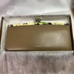 Paul Smith ポールスミス がま口 長財布 レディース ベージュ