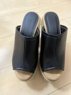 厚底ヒール　黒