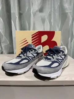 希少！New Balance U990TC6 990v6 ネイビーグレー