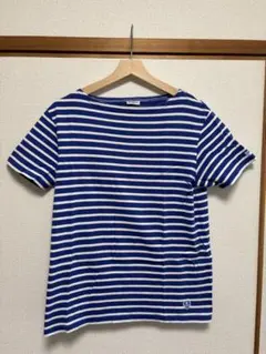 Orcival 青白ストライプ Tシャツ サイズ3 オーシバル　b shop