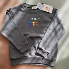 新品未開封タグ付 ピクミン トレーナー 120 グレー