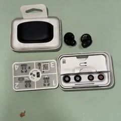 SONY ワイヤレスイヤホン ケース付き ブラック