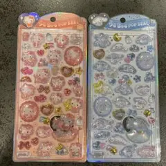 【国内正規品】サンリオ うるちゅるポップシール　シナモロール ハローキティー