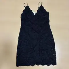 ZARA キャミレースワンピース　黒　L サイズ　新品