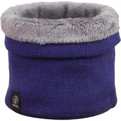 ネックウォーマー 防寒 裏ボア ネックガード ネイビー