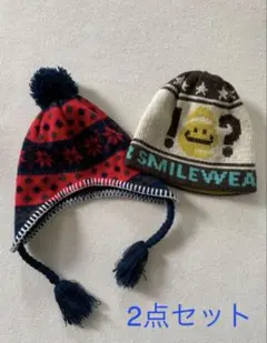 BeBe 西松屋　帽子2点セット