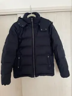 SHIPS フード付きダウンジャケット ネイビー