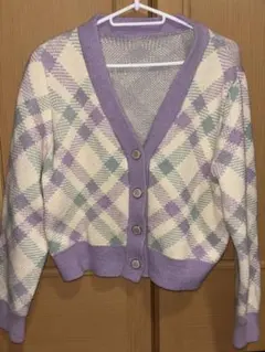 カーデイガン チェック