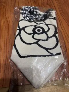 カメリア柄 ハンドバッグ ミニバッグ