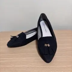 オリエンタルトラフィック　タッセル付き　スエード風フラットシューズ