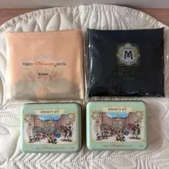 ディズニーランドホテル&ホテルミラコスタ　エコバッグとアメニティキット缶セット