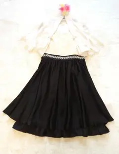 レディース　パーティードレス　ボレロ　ワンピース　セットアップ　ビジュー