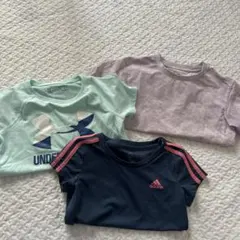 3枚セット　速乾性Tシャツ　女の子　120-130