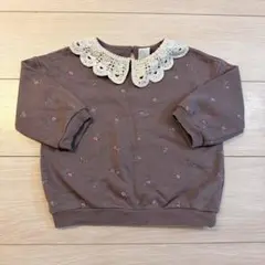H&M 花柄 トレーナー 9-12m
