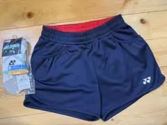 YONEX ネイビー ハーフパンツ JP S