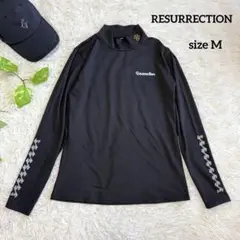 【レザレクション】美品 インナーシャツ ロゴ ブラック Mサイズ レディース