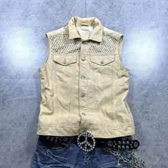 【Archive】leather studs best/Y2K/swag/亜熱帯