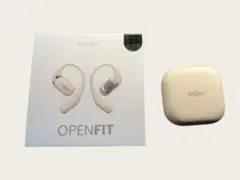 美品】SHOKZ OPENFIT 骨伝導イヤホン ベージュ - メルカリ