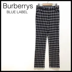 BURBERRY バーバリーブルーレーベル ノバチェック ストレート ストレッチ