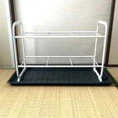 2点 IKEA イケア ビブリス シューズラック バッグムック シューズマットのサムネイル