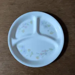 コレール 花柄仕切り皿 ランチプレート