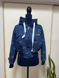 Ladies fashion crop top denim jacket