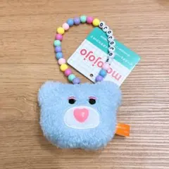 【新品未使用】mojojojo　ビーズチェーン付きフェイスマスコット2　くま