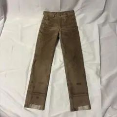 Schott レザーパンツ　スエード ブラウン　バイカー　バイク　古着　アメカジ