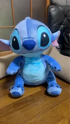 ディズニー スティッチ ぬいぐるみ 約50cm×40cm 超超BIG‼️青 - メルカリ