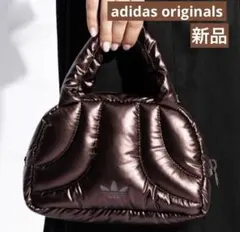レア　adidas originals ボーリング　ハンドバッグ　メタリック