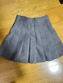 sheinグレープリーツスカート