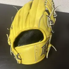 硬式・軟式兼用 野球グローブ イエローのサムネイル