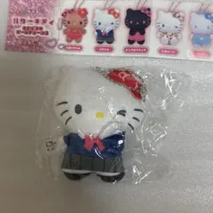 ぎゃるハローキティ　ぬいぐるみボールチェーン2　マスコット　コギャル　ガチャ