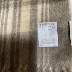 COMME CA ISM マフラー 39-02LW04 カーキ系