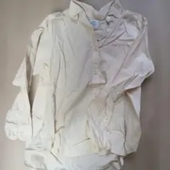 coen ベージュ 長袖シャツ Mサイズ