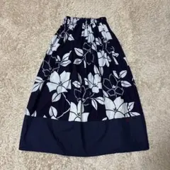 オスティアジャパンコロモ　衣　スカート　藍染め　綿100％